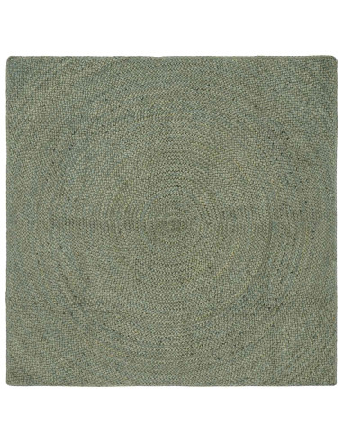 Tappeti per area Verde Oliva 160 x 160 cm Juta