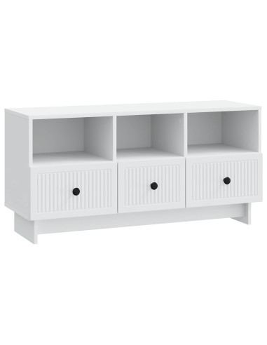 Mobile TV Bianco 102 x 34,5 x 50 cm Legno ingegnerizzato