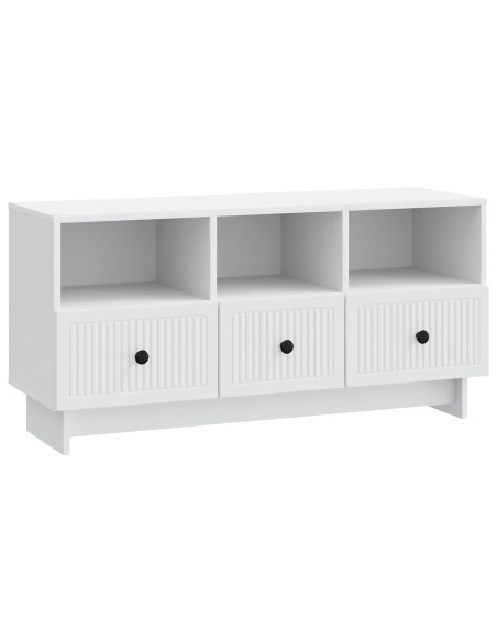 Mobile TV Bianco 102 x 34,5 x 50 cm Legno ingegnerizzato