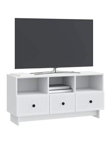 Mobile TV Bianco 102 x 34,5 x 50 cm Legno ingegnerizzato