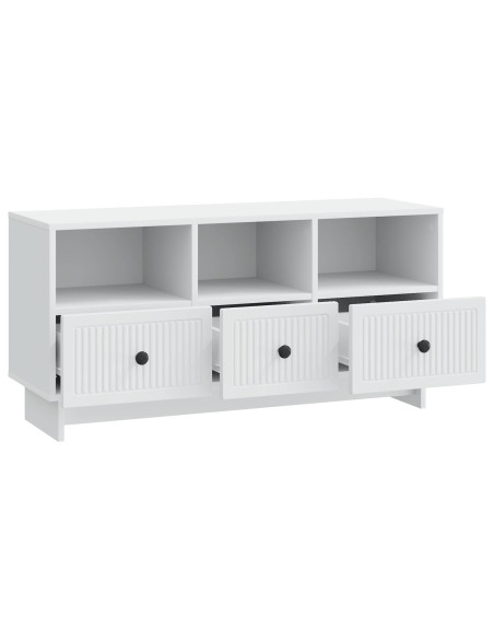 Mobile TV Bianco 102 x 34,5 x 50 cm Legno ingegnerizzato