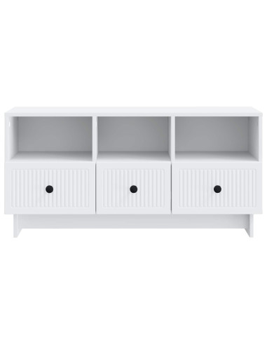 Mobile TV Bianco 102 x 34,5 x 50 cm Legno ingegnerizzato
