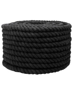 Corda Nero 2,4 x 2,4 x 2500 cm Cotone