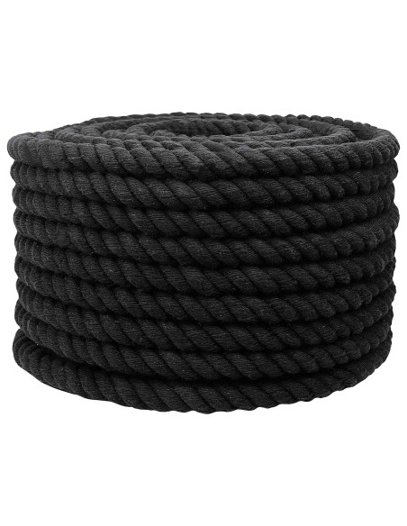 Corda Nero 2,4 x 2,4 x 2500 cm Cotone