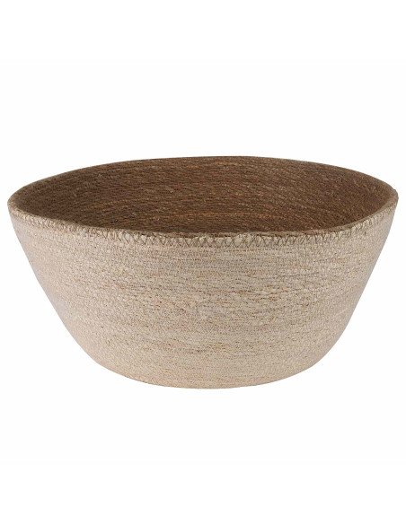 Vaso da fiori con manici 2 pcs Bianco Ø 32 x 32 cm