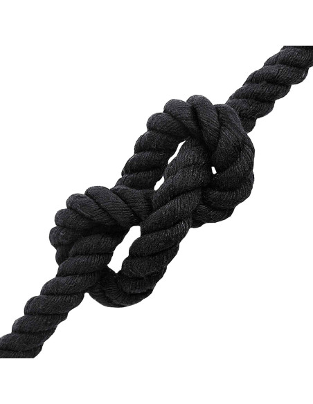 Corda Nero 2 x 2 x 5000 cm Cotone