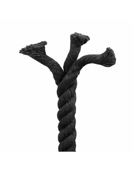 Corda Nero 2,4 x 2,4 x 5000 cm Cotone