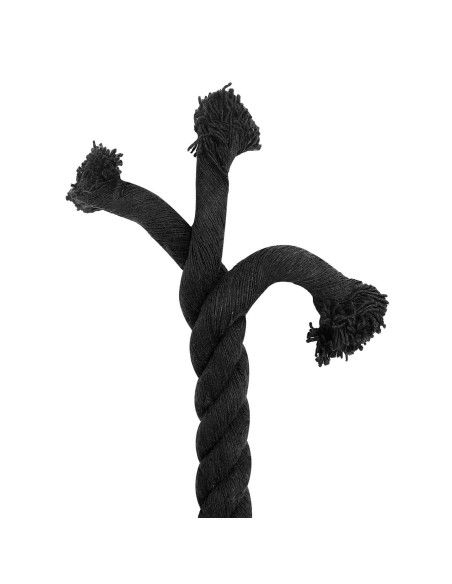 Corda di Cotone 50 m 30 Nero 100% Cotone