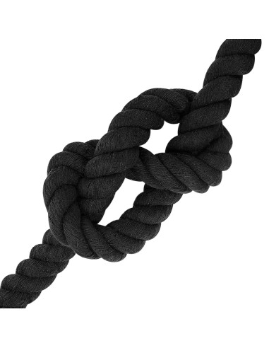 Corda Nero 3,6 x 3,6 x 2500 cm Cotone