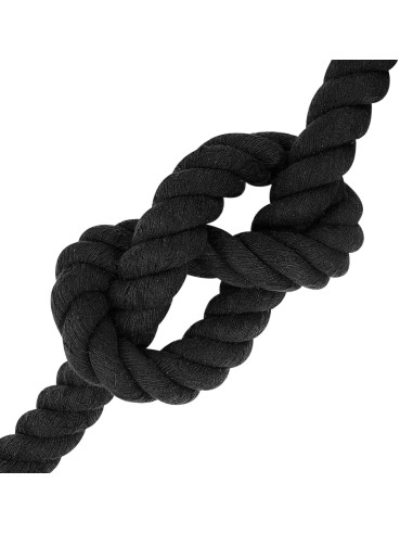 Corda Nero 4 x 4 x 500 cm Cotone