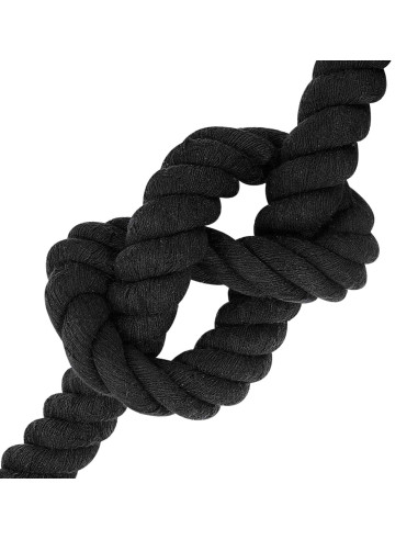 Corda Nero 5 x 5 x 1000 cm Cotone