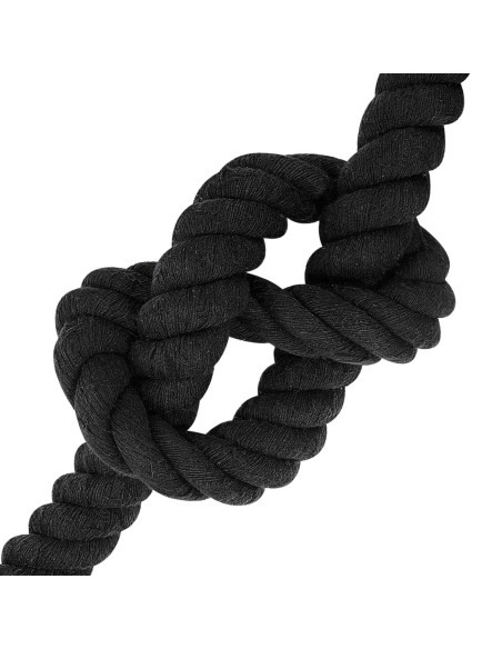 Corda Nero 5 x 5 x 1000 cm Cotone