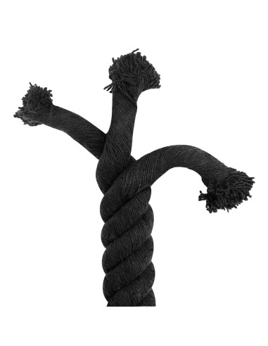 Corda Nero 6 x 6 x 500 cm Cotone