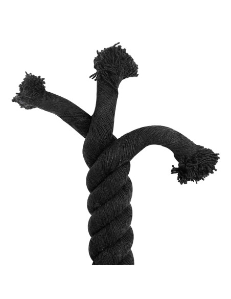 Corda Nero 6 x 6 x 500 cm Cotone