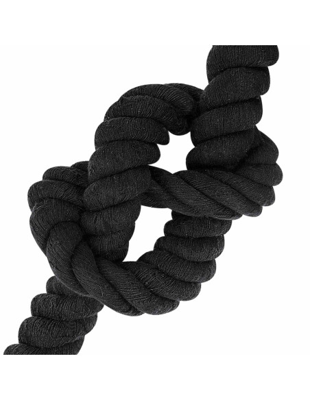 Corda Nero 6 x 6 x 1000 cm Cotone