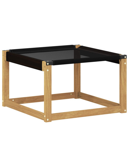 Set di divani da esterno con cuscino 4 pcs Bianco e Nero