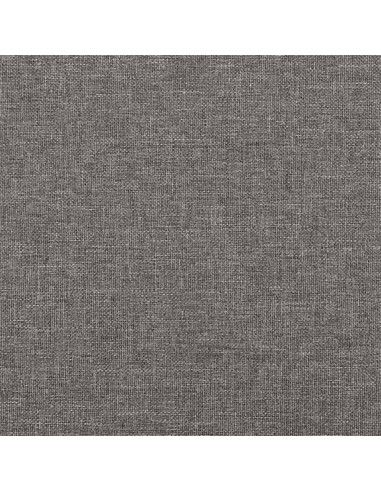 Divano a 2 Posti con Cuscini Grigio Scuro 140 cm in Tessuto