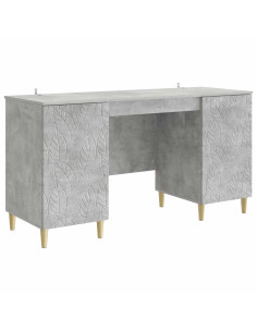 Scrivania Grigio Cemento Legno ingegnerizzato