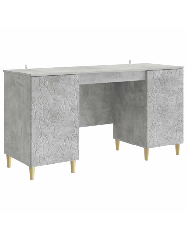 Scrivania Grigio Cemento Legno ingegnerizzato