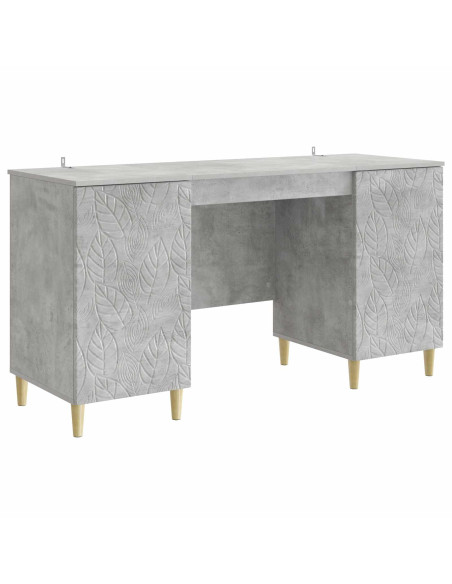 Scrivania Grigio Cemento Legno ingegnerizzato