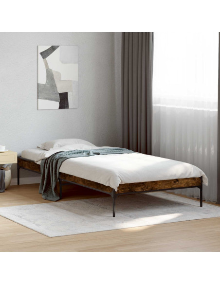 Struttura del letto Quercia Fumosa 80 x 200 cm