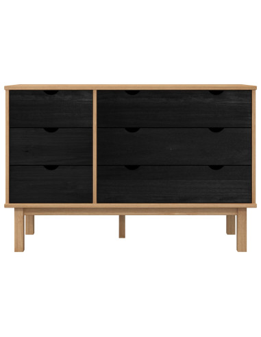 Mobile con Cassetti con cassetto OTTA Nero 111 x 43 x 73,5 cm