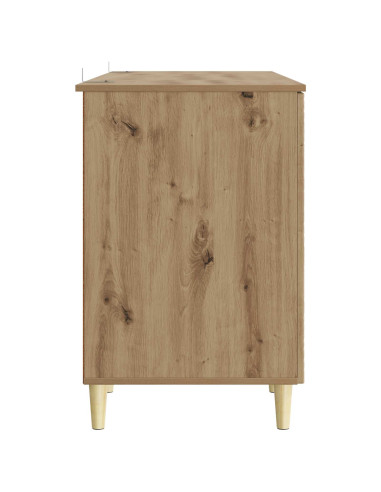Scrivania Rovere Artigianale Legno ingegnerizzato