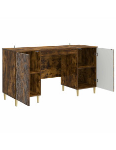 Scrivania Rovere Fumo Legno ingegnerizzato 142,5 x 50 x 75 cm 2