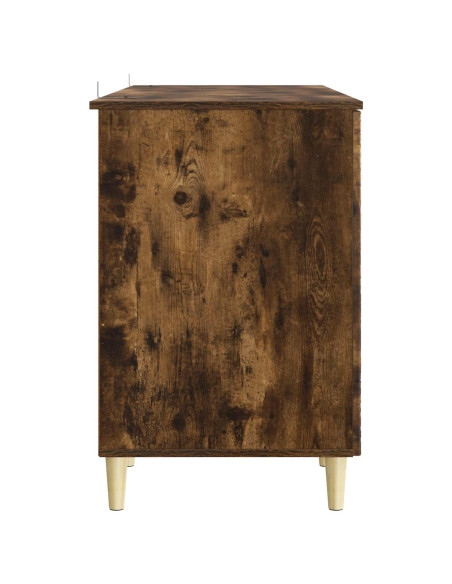 Scrivania Rovere Fumo Legno ingegnerizzato 142,5 x 50 x 75 cm