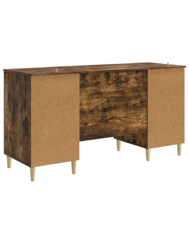 Scrivania Rovere Fumo Legno ingegnerizzato 142,5 x 50 x 75 cm