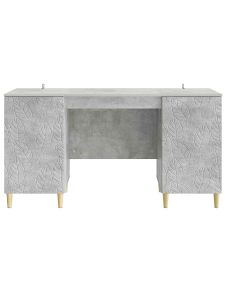 Scrivania Grigio Cemento Legno ingegnerizzato