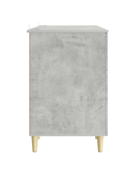 Scrivania Grigio Cemento Legno ingegnerizzato