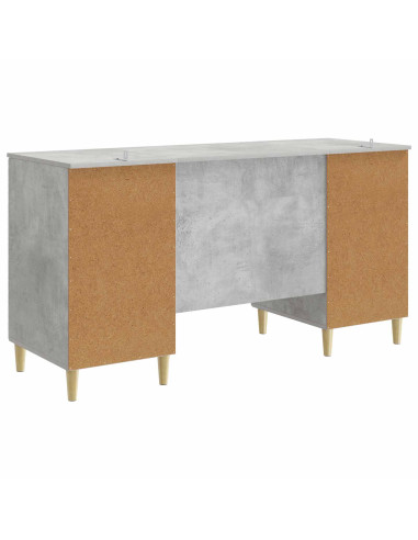 Scrivania Grigio Cemento Legno ingegnerizzato