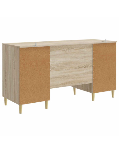 Scrivania Rovere Sonoma Legno ingegnerizzato 142,5 x 50 x 75 cm