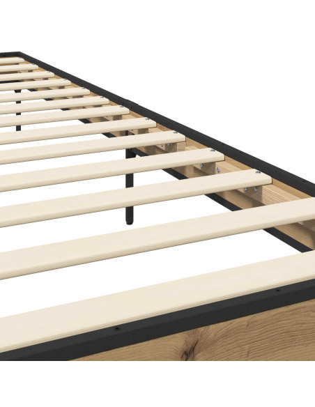 Struttura del letto Rovere Artigianale 80 x 200 cm