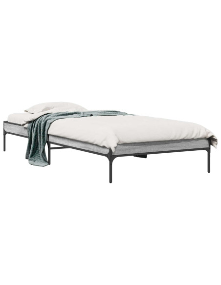Struttura del letto Sonoma grigio 80 x 200 cm