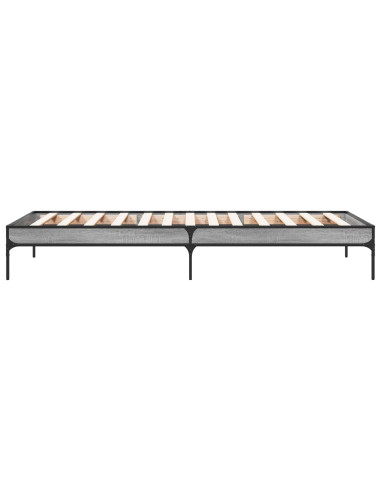 Struttura del letto Sonoma grigio 80 x 200 cm