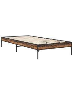Struttura del letto Legno antico 80 x 200 cm 2
