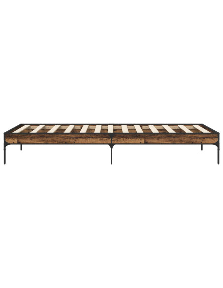 Struttura del letto Legno antico 80 x 200 cm