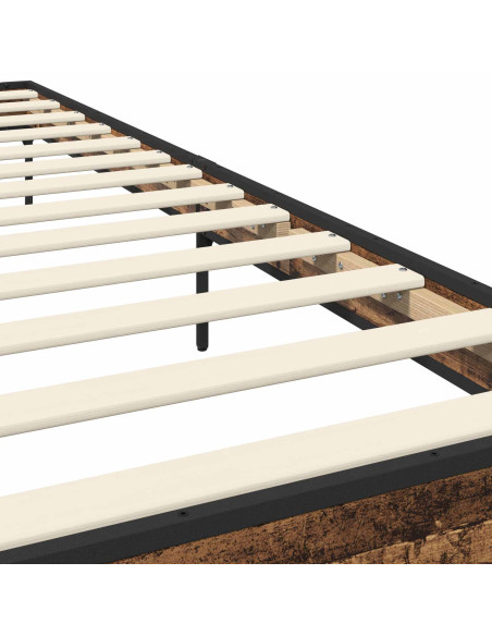 Struttura del letto Legno antico 80 x 200 cm