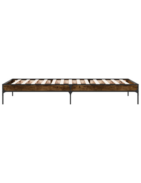 Struttura del letto Quercia Fumosa 80 x 200 cm