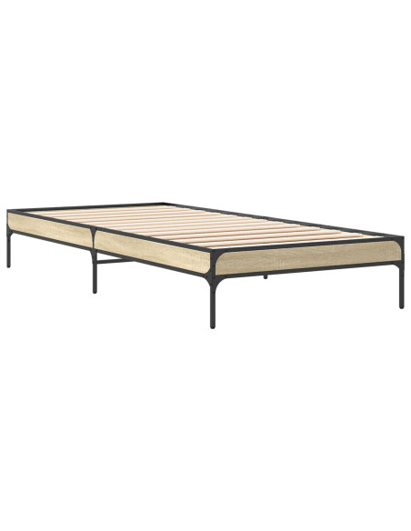 Struttura del letto Rovere Sonoma 80 x 200 cm