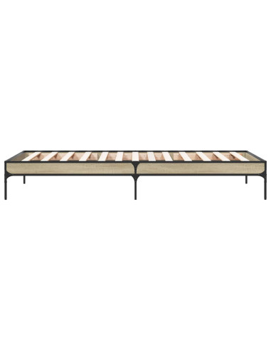Struttura del letto Rovere Sonoma 80 x 200 cm