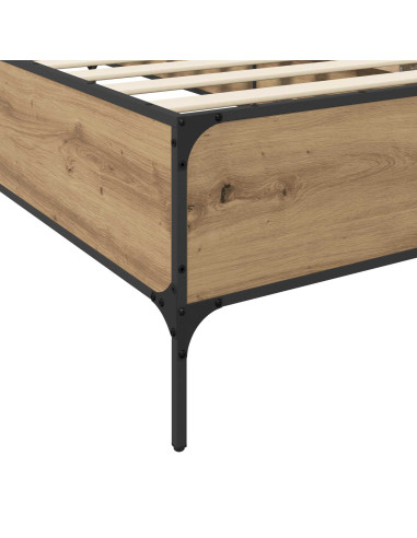 Struttura del letto Rovere Artigianale 80 x 200 cm