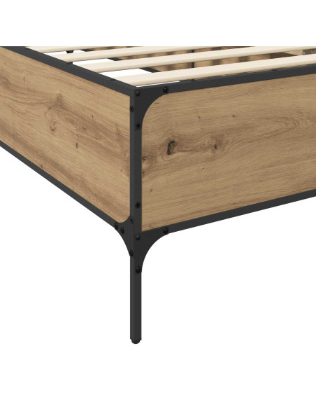 Struttura del letto Rovere Artigianale 80 x 200 cm