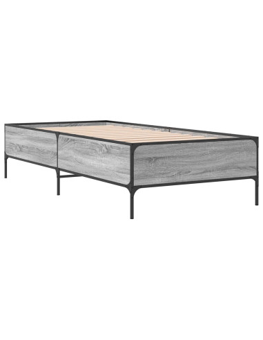 Struttura del letto Sonoma grigio 80 x 200 cm