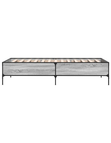 Struttura del letto Sonoma grigio 80 x 200 cm
