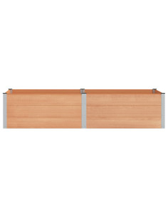 Letto rialzato da giardino Marrone 250 x 100 x 54 cm 2