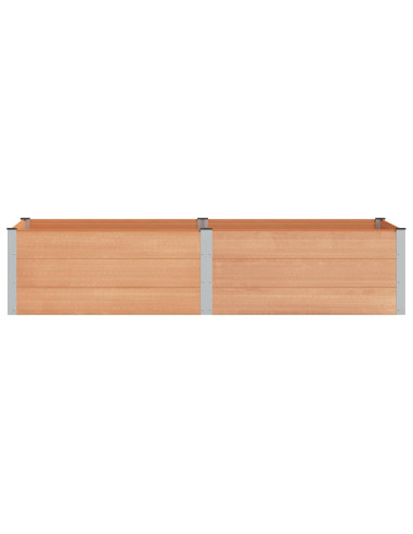 Letto rialzato da giardino Marrone 250 x 100 x 54 cm