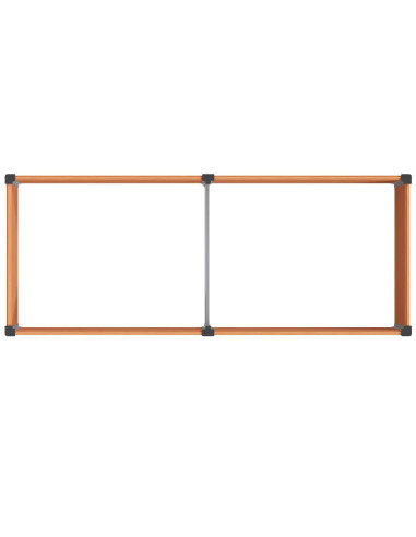 Letto rialzato da giardino Marrone 250 x 100 x 54 cm